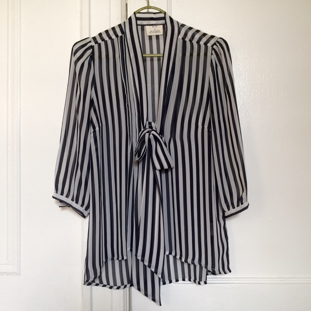 Urban Outfitters Pins and Needles Stripe Blouse